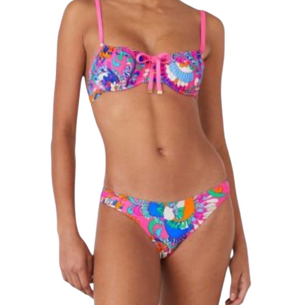 KATE SPADE Sea Garden Floral Print 2 Piece Bikini Set Size Small